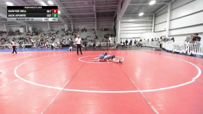 90 lbs Round Of 16 - Sawyer Bell, 4M Power vs Jack Aponte, East Carolina Elite