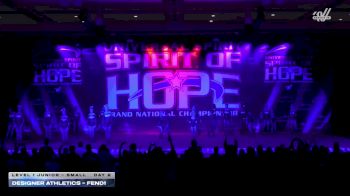 Designer Athletics - FEND1 [2026 L1 Junior - Small Day 2] 2026 Spirit of Hope Grand Nationals