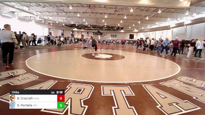 174 lbs Quarterfinal - Brant Cracraft, Campbell vs Sabino Portella, North Carolina