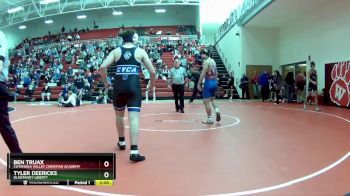 157 lbs Round 2 - Tyler Deericks, Olentangy Liberty vs Ben Truax, Cuyahoga Valley Christian Academy