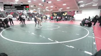 140 lbs Cons. Round 6 - Gianna Lopez, Peninsula vs Masuimi Everitt, Mayfair