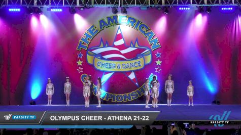 Olympus Cheer - Athena 21-22 [2022 L2 Junior - D2 - Small Day 2] 2022 The American Royale Sevierville Nationals DI/DII