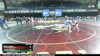 108 lbs Cons. Round 4 - Emily Finley, Big Cat Wrestling Club vs Chloe Gelvin, Mat Rats Rebooted Wrestling