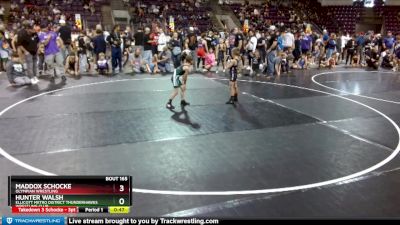 103-107 lbs Round 2 - Maddox Schocke, Olympian Wrestling vs Hunter Walsh, Ellicott Metro District Thunderhawks Wrestling Club