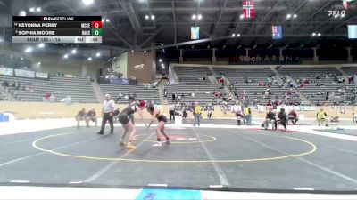 114 lbs Cons. Round 1 - Keyonna Perry, Mccreary Central vs Sophia Moore, Harrison County