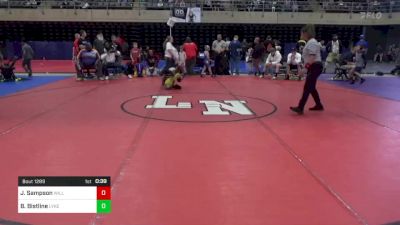 60 lbs Consi Of 4 - Jordan Sampson, Williamstown, NJ vs Bryson Bistline, Lykens, PA