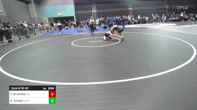 113 lbs Consi Of 32 #2 - Tanner Brumble, Crook County vs Adam Ostoja, Meridian