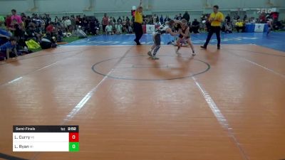 M-115 lbs Semifinal - Lane Curry, MI vs Lincoln Ryan, MI