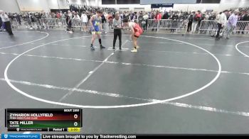 165 lbs Champ. Round 1 - Zymarion Hollyfield, Penn Wrestling Club vs Tate Miller, Illinois