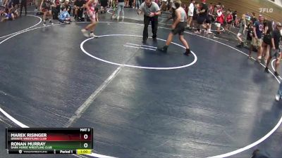 110 lbs Quarterfinal - Marek Risinger, Granite Wrestling Club vs Ronan Murray, Dark Horse Wrestling Club