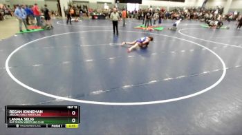 80 lbs Cons. Semi - Lanaia Selig, Mat Demon Wrestling Club vs Regan Kinneman, Arizona Girls Wrestling