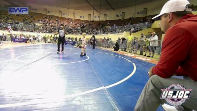 52 lbs Quarterfinal - Brady Culwell, Dodge City Wrestling Academy vs Broox Wilkerson, Carl Albert