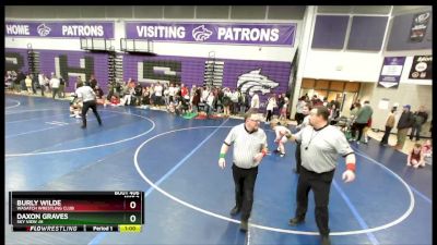 87 lbs Semifinal - Daxon Graves, Sky View JH vs Burly Wilde, Wasatch Wrestling Club