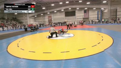 6 - 150 lbs 3rd Place Match - Eli Hill, Stafford vs Riffat Pathan, George C. Marshall