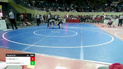 105 lbs Round Of 16 - Kendell Sohrabi, Piedmont vs GABI DEATHERAGE, Hinton Comets