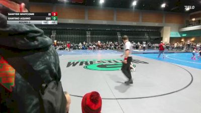 42-44 lbs Round 3 - Santino Aquino, Spanish Springs Wrestling Club vs Sawyer Whitcome, Reed Raiders