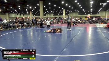 130+140 Round 3 - SophieAnn Brown, The Storm Wrestling Center vs Mckenzie Grove, Unattached