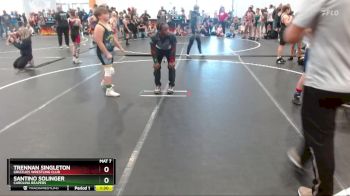 140 lbs Round 3 - Santino Solinger, Carolina Reapers vs Trennan Singleton, Grizzlies Wrestling Club