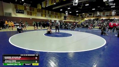 93 lbs Round 1 - Joshua Box, Team Temecula /Pin Club vs Kaiden Schueler, Team Temecula /Pin Club