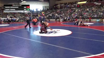 5A 144 lbs Quarterfinal - Avery Fengel, Batesville vs Mario Hernandez, Benton