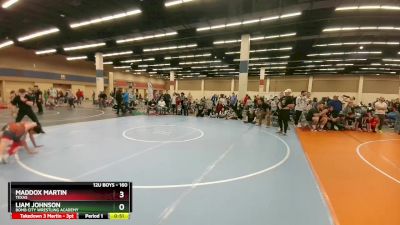 160 lbs Round 1 - Maddox Martin, Texas vs Liam Johnson, Bomb City Wrestling Academy