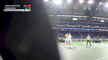 D1-215 lbs 7th Place Match - Collin Payne, Detroit Catholic Central vs Maxim Vostryakov, Rochester Adams