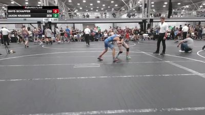 98 lbs Round 3 (6 Team) - Jaxon Kraemer, Team Shutt Mau Mau vs Rhys Schaffer, Steller Trained Caij Vanda