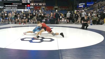 157 lbs Cons. Rd Of 16 - Bryston Scoles, Wisconsin vs Dimetry Molina, California
