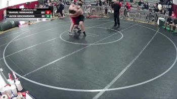 285 lbs Cons. Semi - Jacob Geschwenter, Sunnyslope High School vs Manuel Hernandez, Arbor View