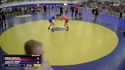 110 lbs Quarterfinal - Leslie Aguilar, SOUTH MEDFORD MAT CLUB vs Joselyn Jaimes, Redmond High School