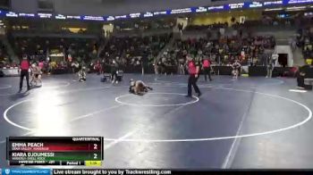 140 lbs Quarterfinal - Emma Peach, Iowa Valley, Marengo vs Kiara Djoumessi, Waverly-Shell Rock