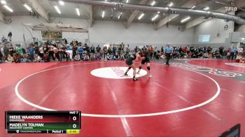 145 lbs Cons. Round 7 - Mieke Waanders, Englewood vs Madelyn Tolman, Discovery Canyon