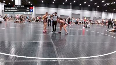 200 lbs Round 2 (10 Team) - Tressa Brown, Georgia United vs Natalie Mendoza, MF Angels