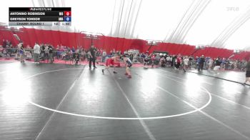 157 lbs Champ. Round 1 - Antonino Robinson, Wisconsin vs Greyson Tonsor, Askren Wrestling Academy