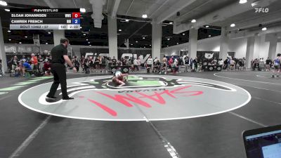 57 lbs Cons. Round 5 - Sloan Johannsen, Wolves Wrestling Club vs Camren French, Northern Illinois RTC