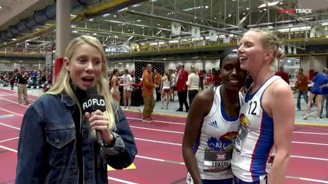 Kansas’ Sharon Lokedi and Courtney Coppinger pull off 3K 1-2 finish