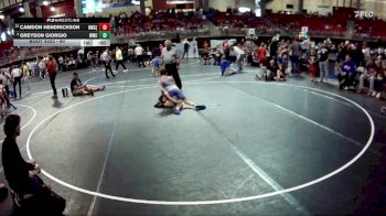 90 lbs Cons. Round 4 - Camdon Hendrickson, Hawks Wrestling Club (Lincoln) vs Greyson Giorgio, Wrestling With Character