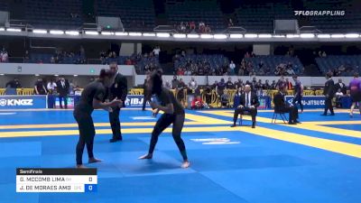 GABRIELLE MCCOMB LIMA vs JAQUELINE DE MORAES AMORIM RAMOS 2019 World IBJJF Jiu-Jitsu No-Gi Championship