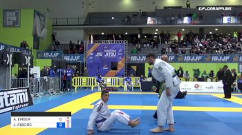 ADRIAN EMBER vs JOAO RIBEIRO 2019 European Jiu-Jitsu IBJJF Championship