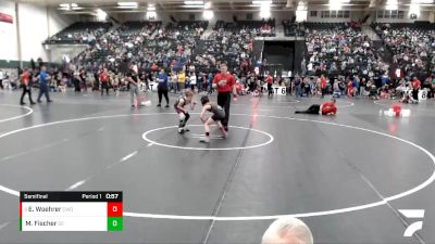 75 lbs Semifinal - Evan Woehrer, CWO vs Mason Fischer, Sedgwick County