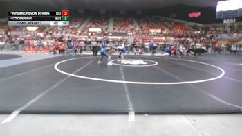 144 lbs Cons. Round 1 - Cooper Nix, Hugoton HS vs KyDane Kevon Loving, Iola HS