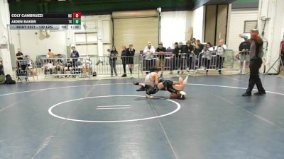 132 lbs Consi Of 64 #2 - Colt Cambruzzi, NC vs Aiden Baker, TX