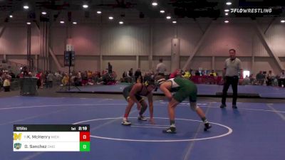 125 lbs C Of 16 #2 - Kurt McHenry, Michigan vs Oscar Sanchez, Ohio