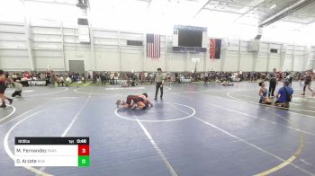 123 lbs Consi Of 8 #2 - Matthew Fernandez, Parker Invictus WC vs David Arzate, Riverside Rascals