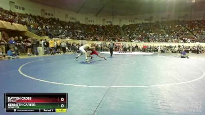 5A-150 lbs Quarterfinal - Dayton Cross, Duncan vs Kenneth Carter, McAlester