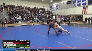 170 lbs Champ. Round 1 - Ray Romero, Academy Of Wrestling vs Maverick Crane, Simi Valley