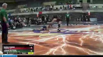 132 lbs Round 2 (4 Team) - Logan Butzon, Jackson County Central vs Qusai Marini, Vacaville