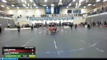 120 lbs Cons. Round 3 - Caleb Morrison, Star Valley vs Luke Benton, Evanston