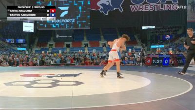 165 lbs Semis - Chris Anguiano, CA vs Easton Kammerud, WI