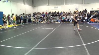 98-103 lbs 1st Place Match - Zander Hogan, Beckman Catholic vs Sam Miller, Cedar Falls